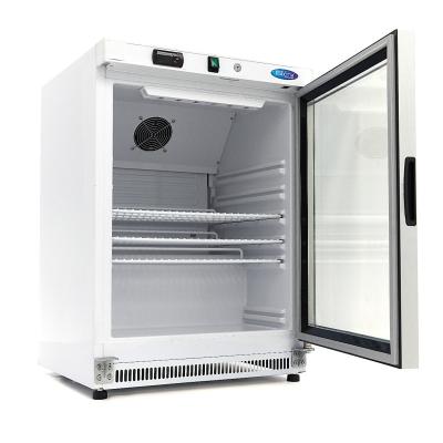 Maxima Lednice - 200 l - bílá - se skleněnými dveřmi |  09405006